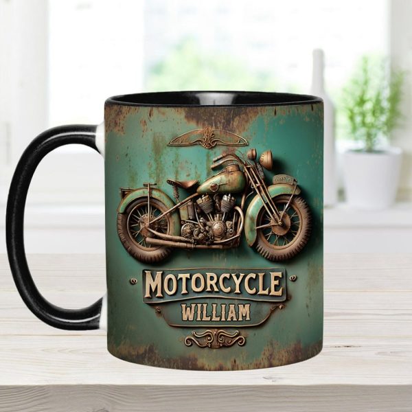 Motorcycle Lover - Personalized Biker Accent Mug