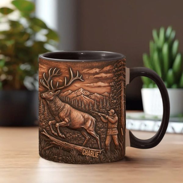 Hunter’S Triumph – Personalized Hunting Accent Mug