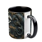 Love Dragons - Personalized Dragon Accent Mug