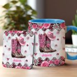 Cowgirl Boots - Personalized Cowgirl Accent Mug