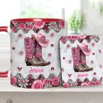Cowgirl Boots - Personalized Cowgirl Accent Mug