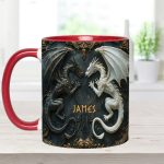 Love Dragons - Personalized Dragon Accent Mug