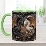 You & Me We Got This - Personalized Dragon Accent Mug