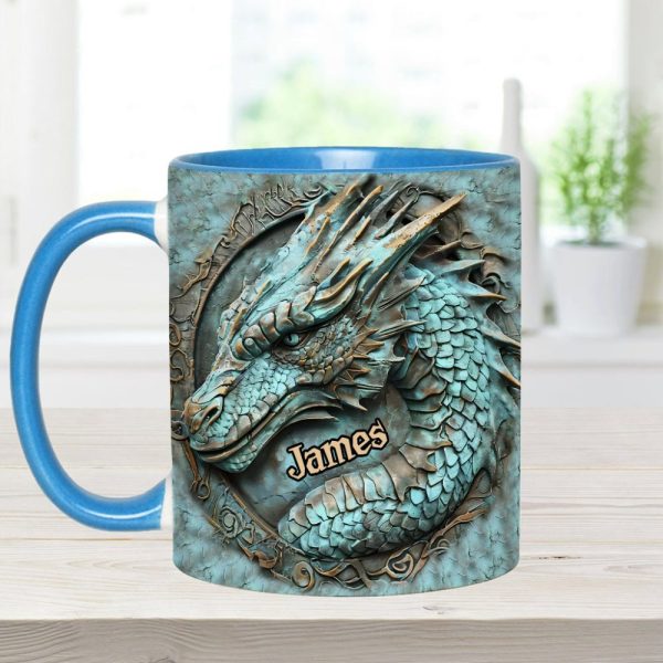 My Spirit Animal - Personalized Dragon Accent Mug