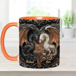 You & Me We Got This - Personalized Dragon Accent Mug