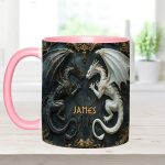 Love Dragons - Personalized Dragon Accent Mug