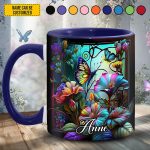Beautiful Butterfly- Personalized Butterfly Accent Mug