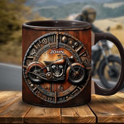 Awesome Bike - Personalized Biker Accent Mug
