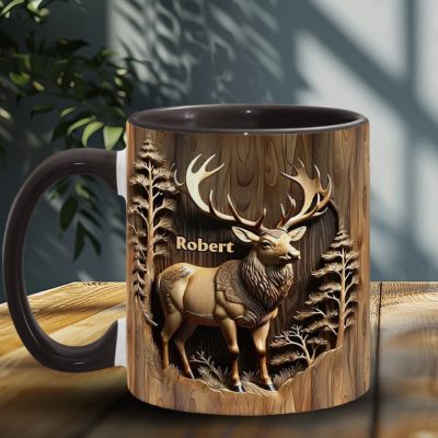 Love Hunting - Personalized Hunting Accent Mug