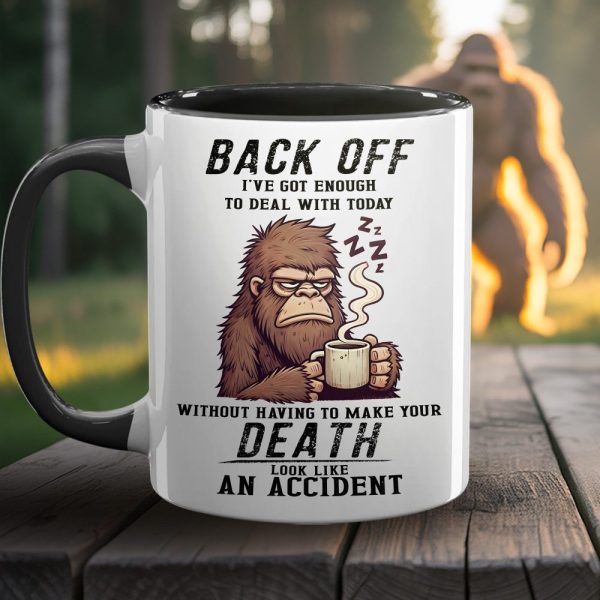 Funny Bigfoot Coffee Accent Mug