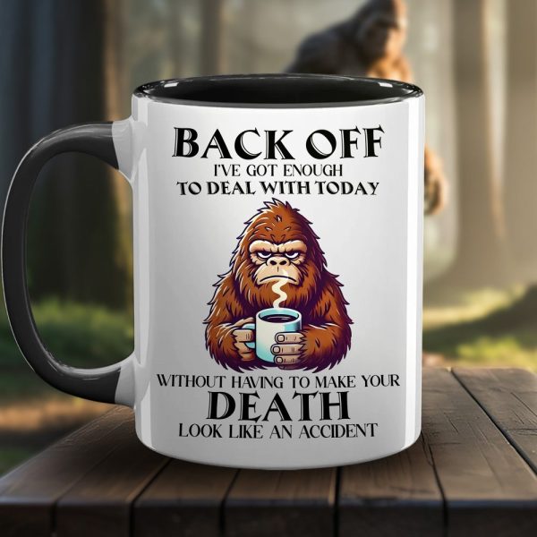 Funny Bigfoot Coffee Accent Mug
