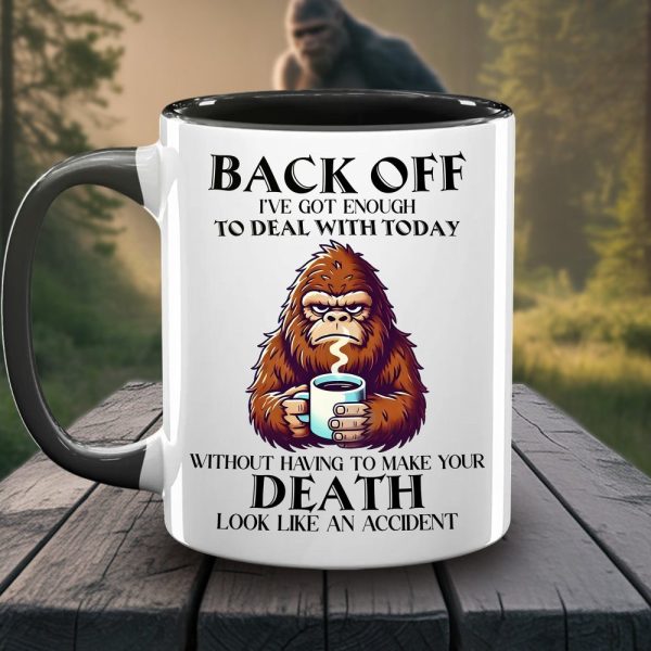 Funny Bigfoot Coffee Accent Mug