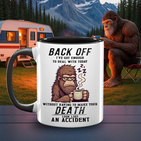 Funny Bigfoot Coffee Accent Mug