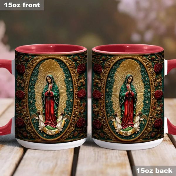 Our Lady Of Guadalupe - Personalized Christian Accent Mug