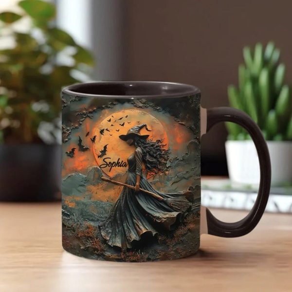 Beautiful Witch - Personalized Witch Accent Mug