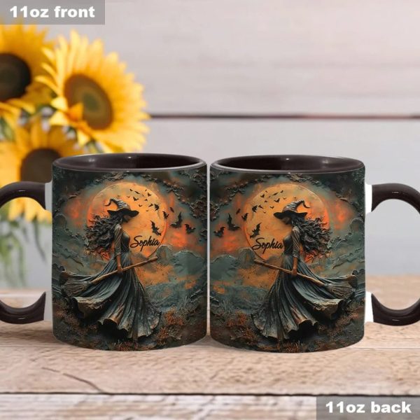 Beautiful Witch - Personalized Witch Accent Mug