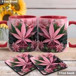 Pink Stoner Chick - Personalized Weed Accent Mug