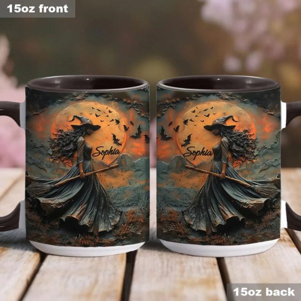 Beautiful Witch - Personalized Witch Accent Mug
