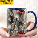 Fantasy Dragonfly Personalized Accent Mug