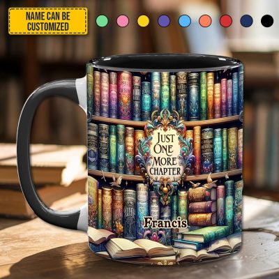 Just One More Chapter - Personalized Book Accent Mug