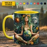 Personalized Mother Earth Goddess Accent Mug