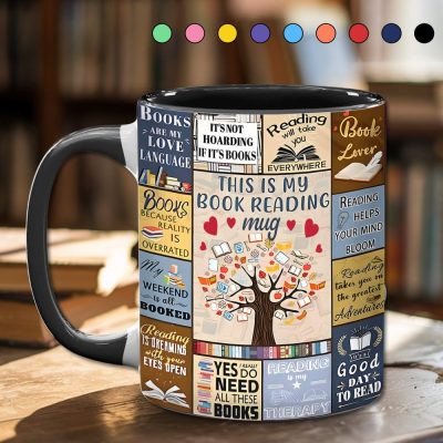 This Is My Book Reading Mug - Accent Mug