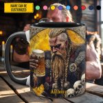 Skål, Warrior – Personalized Viking Beer Accent Mug