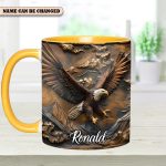 Love Eagle - Personalized Eagle Accent Mug