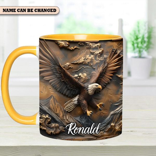 Love Eagle - Personalized Eagle Accent Mug