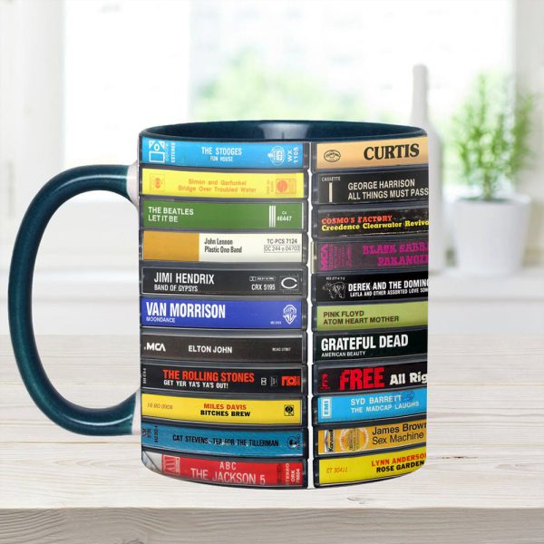 Music From 1970 Cassette Accent Mug