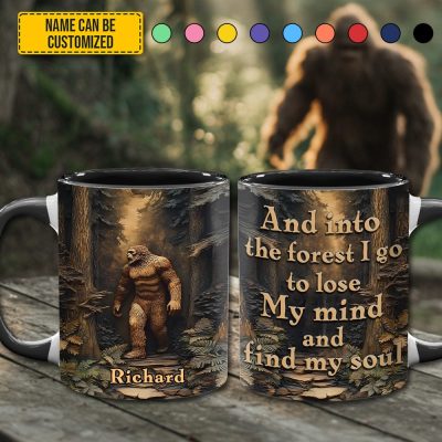 Find My Soul – Personalized Bigfoot Accent Mug