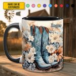 Country Girl - Personalized Accent Mug