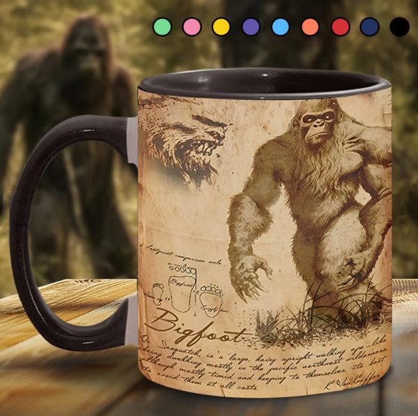The Cryptid Chronicle – Bigfoot Accent Mug