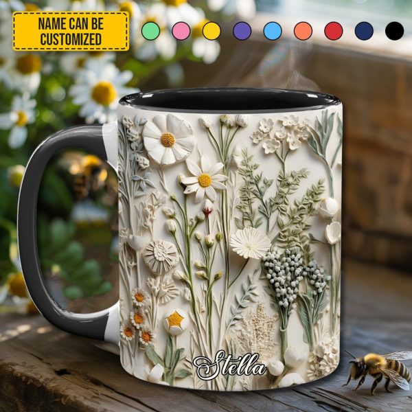 Beautiful Wildflower - Personalized Accent Mug