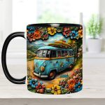 Hippie Van - Personalized Hippie Accent Mug