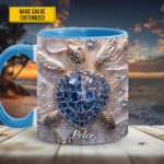 Unique Sea Turtle Personalized Accent Mug