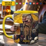 Skål, Warrior – Personalized Viking Beer Accent Mug