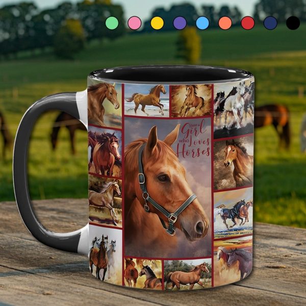Love Horses - Horse Accent Mug