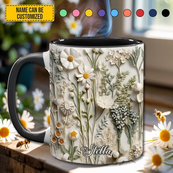 Beautiful Wildflower - Personalized Accent Mug