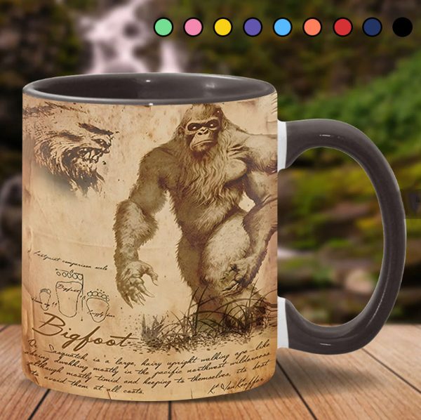 The Cryptid Chronicle – Bigfoot Accent Mug