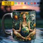 Personalized Mother Earth Goddess Accent Mug