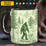 Personalized Bigfoot Accent Mug