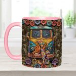 Hippie Girl - Personalized Hippie Accent Mug