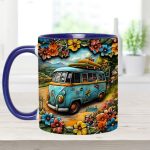 Hippie Van - Personalized Hippie Accent Mug