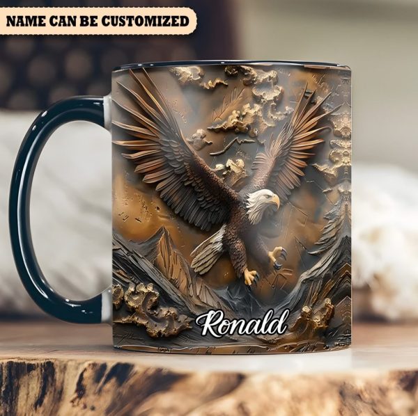Love Eagle - Personalized Eagle Accent Mug