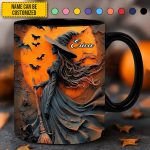 Personalized Midnight Witch Accent Mug