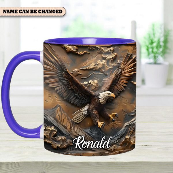Love Eagle - Personalized Eagle Accent Mug