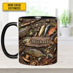 Fishing Gear - Personalized Fishing, Outdoor, Adventure Accent Mug