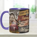 Everyday Is A New Beginning - Country Truck Accent Mug