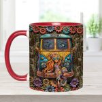 Hippie Girl - Personalized Hippie Accent Mug